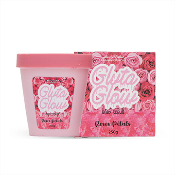 Gluta Glow rose petal scrub...