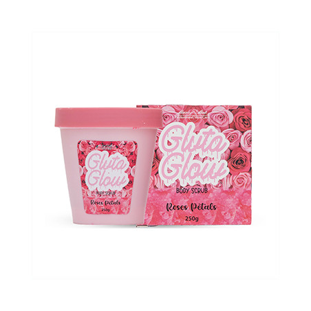 Gluta Glow rose petal scrub 200g